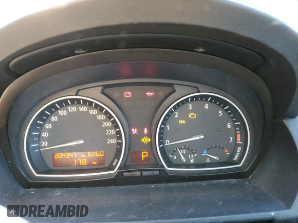 2005 BMW X3 2.5i with VIN WBXPA73415WC52398, listed as a Copart auction lot 75191574 with 204,347 mi miles and Clean Title. Bid and sale history available at carsss.com. Image 9.
