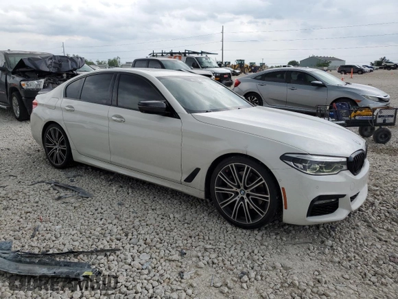 2017 BMW 5 Series 540i with VIN WBAJE5C32HG914839, listed as a Copart auction lot 54565725 with 71,795 mi miles and Salvage title. Bid and sale history available at DreamBid. Image 4.