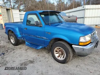 1999 Ford Ranger XL with VIN 1FTYR10C1XTA31016, listed as a Copart auction lot 87372714 with 131,697 mi miles and Non Repairable. Bid and sale history available at carsss.com. Image 4.