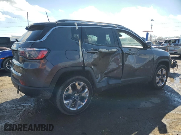 2021 Jeep Compass Limited with VIN 3C4NJDCB1MT508865, listed as a Copart auction lot 42899335 with 73,374 mi miles and Non Repairable. Bid and sale history available at carsss.com. Image 3.