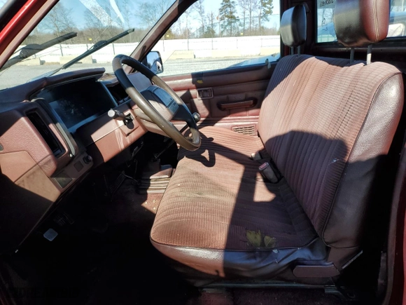 1991 Nissan Trucks 2WD XE with VIN 1N6SD11S9MC403446, listed as a Copart auction lot 45448575 with 248,445 mi miles and Salvage Title. Bid and sale history available at carsss.com. Image 7.