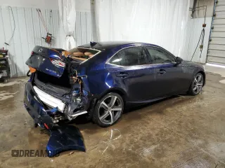 2017 Lexus IS with VIN JTHCM1D27H5023338, listed as a Copart auction lot 49702305 with 45,866 mi miles and Salvage Title. Bid and sale history available at carsss.com. Image 3.