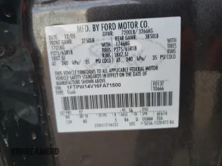 2006 Ford F-150 XLT with VIN 1FTPW14V16FA71500, listed as a Copart auction lot 88926455 with 111,105 mi miles and Salvage Title. Bid and sale history available at carsss.com. Image 12.
