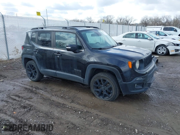 2016 Jeep Renegade Latitude with VIN ZACCJBBTXGPD27023, listed as a IAAI auction lot 41919208 with 103,890 mi miles. Bid and sale history available at carsss.com. Image 1.