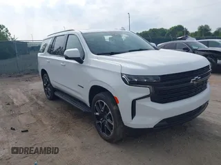 2023 Chevrolet Tahoe RST with VIN 1GNSKRKD7PR506168, listed as a IAAI auction lot 42833878 with Not provided miles and . Bid and sale history available at DreamBid. Image 1.
