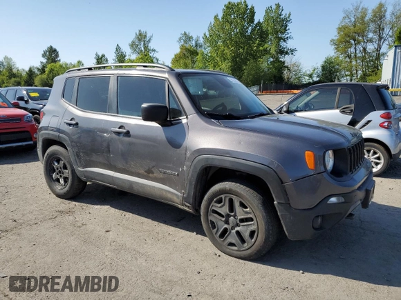 2020 Jeep Renegade Sport with VIN ZACNJBAB2LPL42186, listed as a Copart auction lot 55353075 with 99,026 mi miles and Salvage title. Bid and sale history available at DreamBid. Image 4.