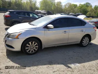 2015 Nissan Sentra SV with VIN 3N1AB7AP3FY321535, listed as a Copart auction lot 54095015 with 115,359 mi miles and Salvage Title. Bid and sale history available at DreamBid. Image 1.