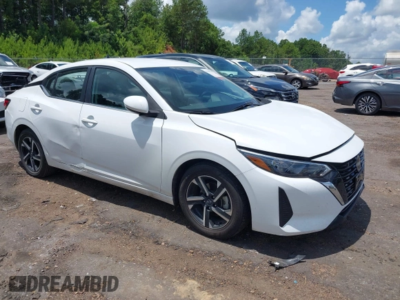 2024 Nissan Sentra SV with VIN 3N1AB8CV4RY348832, listed as a IAAI auction lot 42665119 with 35,994 mi miles and . Bid and sale history available at DreamBid. Image 1.