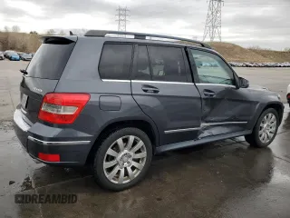 2012 Mercedes-Benz GLK with VIN WDCGG8HB8CF833975, listed as a Copart auction lot 51799405 with 123,795 mi miles and Salvage Title. Bid and sale history available at carsss.com. Image 3.