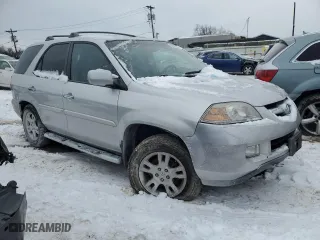 2005 Acura MDX Touring with VIN 2HNYD18665H540018, listed as a Copart auction lot 88942935 with 0 mi miles and Salvage Title. Bid and sale history available at carsss.com. Image 4.