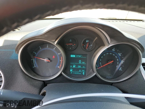 2013 Chevrolet Cruze 1LT with VIN 1G1PC5SB3D7184924, listed as a Copart auction lot 53326355 with 170,359 mi miles and Salvage Title. Bid and sale history available at DreamBid. Image 9.
