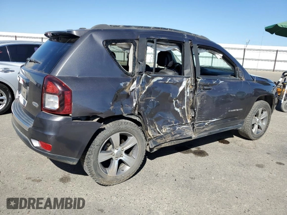 2016 Jeep Compass High Altitude с VIN 1C4NJDEB5GD697172, выставлен на аукционе Copart как лот 64477345 с пробегом 85 475 миль миль и Списание • Salvage title. История ставок и продаж доступна на DreamBid. Изображение 3.