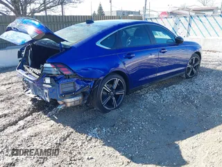2024 Honda Accord Sport с VIN 1HGCY2F55RA073118, выставлен на аукционе IAAI как лот 41665233 с пробегом 1 069 миль миль и . История ставок и продаж доступна на DreamBid. Изображение 4.