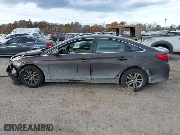 2015 Hyundai Sonata SE with VIN 5NPE24AF0FH040682, listed as a IAAI auction lot 40789480 with 144,741 mi miles and . Bid and sale history available at DreamBid. Image 14.
