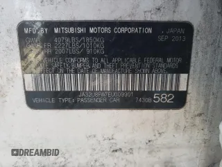 2014 Mitsubishi Lancer GT with VIN JA32U8FW7EU009901, listed as a Copart auction lot 82544214 with 139,691 mi miles and Salvage Title. Bid and sale history available at carsss.com. Image 12.