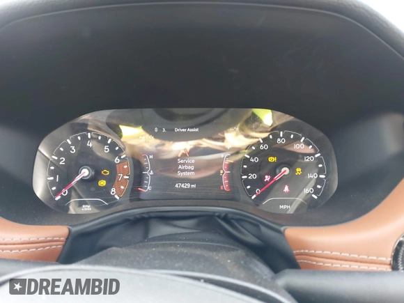 2022 Jeep Compass High Altitude with VIN 3C4NJDCB9NT130392, listed as a IAAI auction lot 41774217 with 47,429 mi miles and . Bid and sale history available at DreamBid. Image 7.