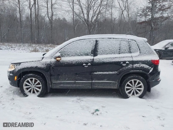 2017 Volkswagen Tiguan Wolfsburg Edition with VIN WVGSV7AX7HK001544, listed as a IAAI auction lot 41295578 with 81,950 mi miles. Bid and sale history available at carsss.com. Image 14.