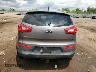 2013 Kia Sportage EX with VIN KNDPCCA25D7402214, listed as a Copart auction lot 60106115 with 146,369 mi miles and Salvage title. Bid and sale history available at DreamBid. Image 6.