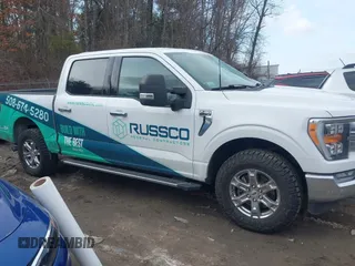 2021 Ford F-150 XL with VIN 1FTEW1EPXMFC83574, listed as a IAAI auction lot 41694174 with 57,814 mi miles. Bid and sale history available at carsss.com. Image 13.