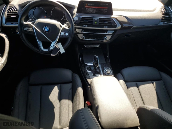 2021 BMW X3 sDrive30i with VIN 5UXTY3C01M9G04436, listed as a Copart auction lot 49241465 with 41,941 mi miles and Salvage Title. Bid and sale history available at carsss.com. Image 8.