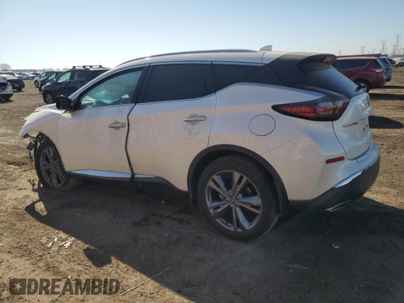2023 Nissan Murano Platinum with VIN 5N1AZ2DS2PC119805, listed as a Copart auction lot 48507995 with Not Provided miles and Salvage Title. Bid and sale history available at carsss.com. Image 2.