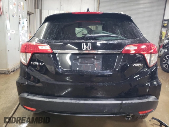 2019 Honda HR-V EX-L with VIN 3CZRU6H72KM706624, listed as a Copart auction lot 87259924 with 31,333 mi miles and Salvage Title. Bid and sale history available at carsss.com. Image 6.