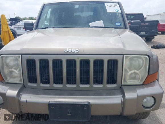 2006 Jeep Commander z VIN 1J8HG48K86C191324, wystawiony jako IAAI lot #42121472 z przebiegiem 220 098 mil mil oraz . Historia ofert i sprzedaży dostępna na DreamBid. Obrazek 12.