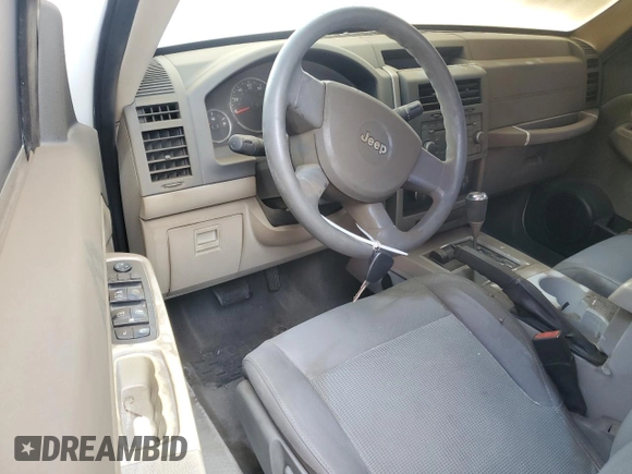2008 Jeep Liberty Sport with VIN 1J8GP28K58W206783, listed as a Copart auction lot 53523975 with 197,100 mi miles and Salvage Title. Bid and sale history available at DreamBid. Image 8.