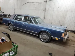 1988 Lincoln Town Car with VIN 1LNBM81F2JY754921, listed as a Copart auction lot 76236564 with 593,215 mi miles and Salvage Title. Bid and sale history available at carsss.com. Image 4.