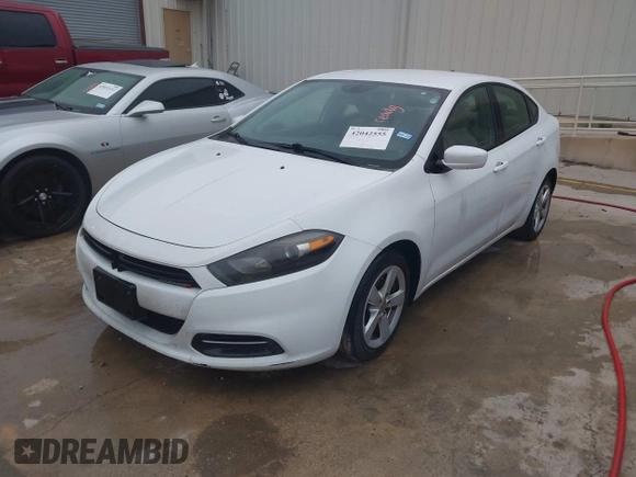 2015 Dodge Dart SXT with VIN 1C3CDFBBXFD319480, listed as a IAAI auction lot 42042555 with 176,300 mi miles. Bid and sale history available at carsss.com. Image 2.
