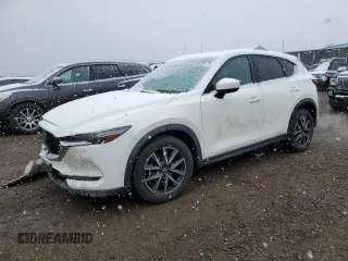 2018 Mazda CX-5 Grand Touring with VIN JM3KFBDM2J0405902, listed as a Copart auction lot 53731175 with 85,740 mi miles and Salvage Title. Bid and sale history available at DreamBid. Image 1.