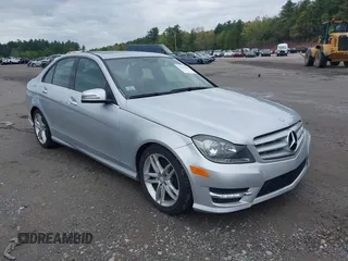 2013 Mercedes-Benz C 300 Sport with VIN WDDGF8AB0DR256335, listed as a IAAI auction lot 42216443 with 58,365 mi miles and . Bid and sale history available at carsss.com. Image 1.