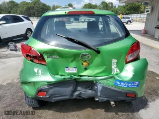 2013 Mazda Mazda2 Sport with VIN JM1DE1KYXD0153602, listed as a Copart auction lot 71668164 with 180,717 mi miles and Salvage Title. Bid and sale history available at carsss.com. Image 6.