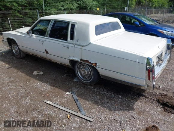 1991 Cadillac Brougham z VIN 1G6DW54E5MR723477, wystawiony jako IAAI lot #42535123 z przebiegiem 300 768 mil mil oraz . Historia ofert i sprzedaży dostępna na DreamBid. Obrazek 3.