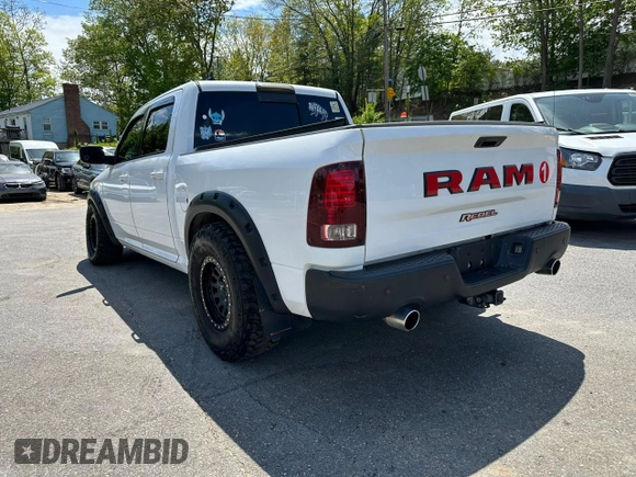 2016 Ram 1500 Rebel z VIN 1C6RR7YT9GS260844, wystawiony jako Copart lot #57285075 z przebiegiem 134 704 mil mil oraz Tytuł czysty. Historia ofert i sprzedaży dostępna na DreamBid. Obrazek 2.