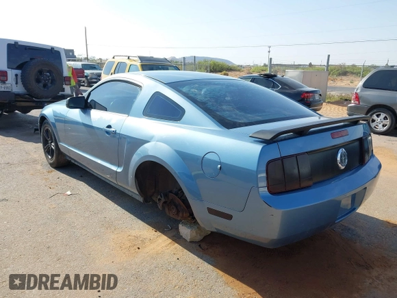 2005 Ford Mustang Deluxe with VIN 1ZVFT80N655158524, listed as a IAAI auction lot 42341019 with 169,878 mi miles and . Bid and sale history available at DreamBid. Image 3.