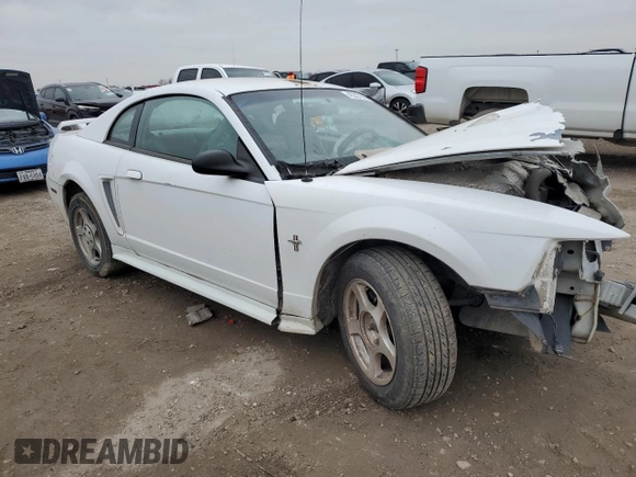 2002 Ford Mustang Standard with VIN 1FAFP40492F107487, listed as a Copart auction lot 45227295 with 0 mi miles and Salvage Title. Bid and sale history available at carsss.com. Image 4.