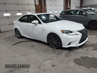 2015 Lexus IS 250 with VIN JTHCF1D25F5023149, listed as a IAAI auction lot 41586648 with 119,181 mi miles. Bid and sale history available at carsss.com. Image 1.