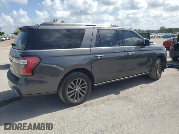 2020 Ford Expedition Max Limited with VIN 1FMJK1KT7LEA39571, listed as a Copart auction lot 65405915 with 223,549 mi miles and Clean title. Bid and sale history available at DreamBid. Image 3.