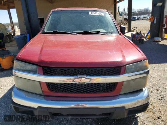 2005 Chevrolet Colorado LS Z85 with VIN 1GCCS196758217722, listed as a Copart auction lot 49517165 with 273,763 mi miles and Salvage title. Bid and sale history available at DreamBid. Image 5.