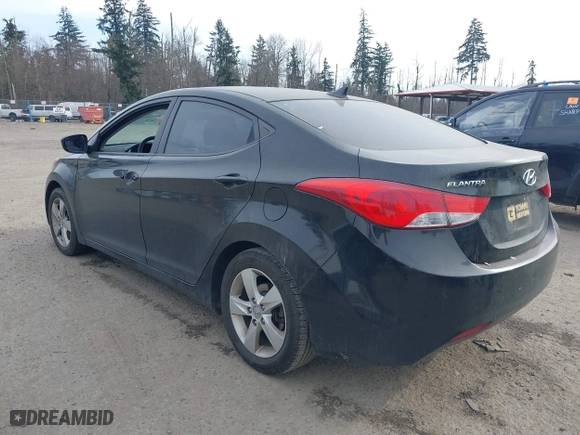 2011 Hyundai Elantra Ltd with VIN KMHDH4AE8BU084832, listed as a IAAI auction lot 41455695 with 176,634 mi miles. Bid and sale history available at carsss.com. Image 3.
