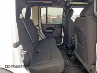2021 Jeep Wrangler Unlimited Sport S with VIN 1C4HJXDN7MW722275, listed as a Copart auction lot 54663505 with 56,774 mi miles and Salvage title. Bid and sale history available at DreamBid. Image 11.