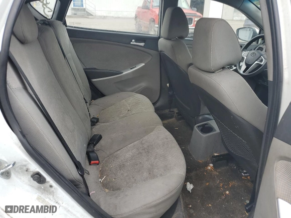 2013 Hyundai Accent GL with VIN KMHCT5AEXDU108535, listed as a Copart auction lot 48923565 with 176,246 mi miles and Salvage Title. Bid and sale history available at carsss.com. Image 11.