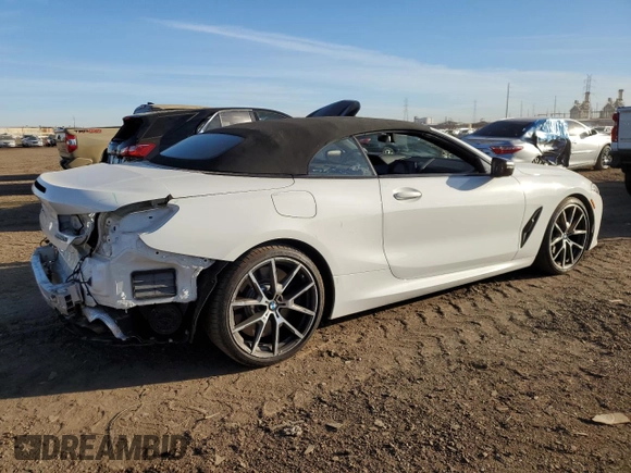 2019 BMW 8 Series M850i xDrive with VIN WBAFY4C50KBX39424, listed as a Copart auction lot 78093254 with 37,556 mi miles and Salvage title. Bid and sale history available at DreamBid. Image 3.