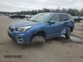 2021 Subaru Forester Limited with VIN JF2SKASC4MH474980, listed as a Copart auction lot 60740335 with 19,622 mi miles and Salvage title. Bid and sale history available at DreamBid. Image 1.