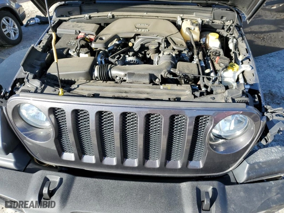 2019 Jeep Wrangler Unlimited Sport with VIN 1C4HJXDG4KW617918, listed as a Copart auction lot 81230004 with 55,621 mi miles and Non Repairable. Bid and sale history available at carsss.com. Image 12.