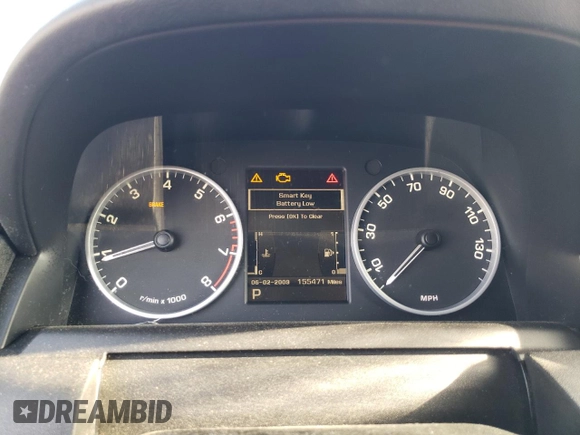 2011 Land Rover LR4 HSE with VIN SALAG2D49BA593971, listed as a Copart auction lot 50972645 with 155,471 mi miles and Salvage Title. Bid and sale history available at DreamBid. Image 9.