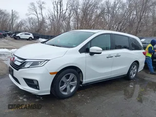 2020 Honda Odyssey EX-L with VIN 5FNRL6H72LB066476, listed as a IAAI auction lot 41577955 with 43,299 mi miles. Bid and sale history available at carsss.com. Image 15.