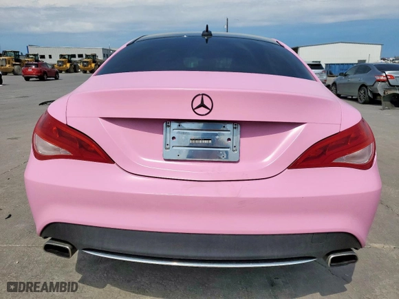 2015 Mercedes-Benz CLA-Class CLA 250 with VIN WDDSJ4EB7FN169876, listed as a Copart auction lot 50590795 with 87,451 mi miles and Salvage Title. Bid and sale history available at carsss.com. Image 6.