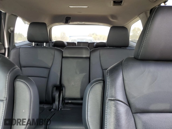 2022 Honda Pilot EX-L with VIN 5FNYF5H54NB014880, listed as a Copart auction lot 50223345 with 34,021 mi miles and Salvage title. Bid and sale history available at DreamBid. Image 10.